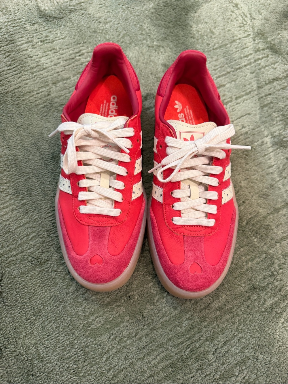 Adidas Sambae Valentine's Day (Women's) sneakers in red NWOT